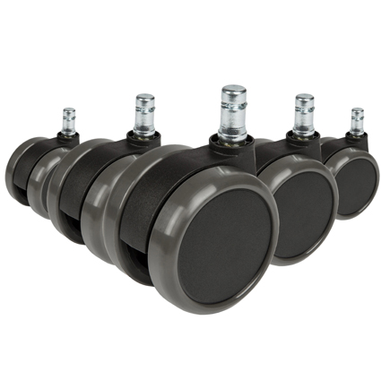 ROLO hard floor casters pack of 5