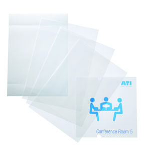 Set 10 Zusatzfolien 210x210 mm