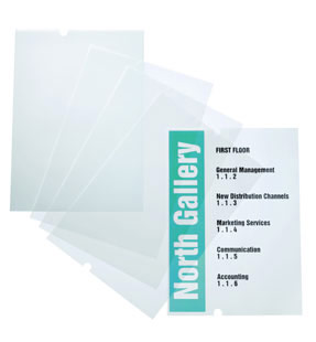 Set 10 Zusatzfolien 210x297 mm (DIN A4)