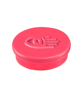 Haftmagnete 30 mm rot (10-er Set)