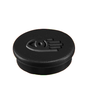 Haftmagnete 30 mm schwarz (10-er Set)