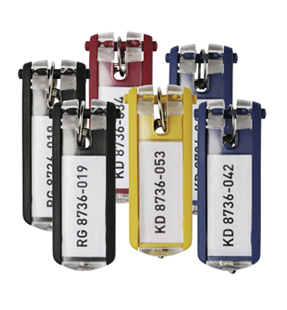 KEY CLIP, bag 6 pieces