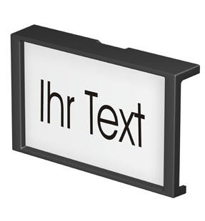 me-Namensclip schwarz