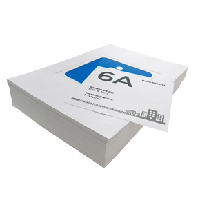 Paper inserts set 10 sheets