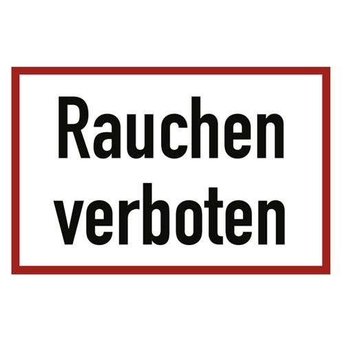 Rauchen verboten Textschild rauchen-verboten-textschild-90814_s.jpg