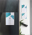 Etagenschilder mit Edelstahl-Rahmen und PVC-Abdeckung