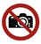 Verbotsschild 'Fotografieren verboten' aus Alu oder Folie