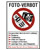 Kombischild Foto-Verbot in Format DIN A4