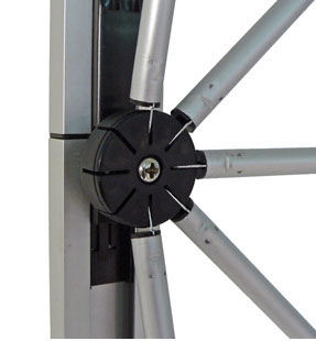 Knotenpunkt-Konstruktion mit Stahlringe von Pop-Up Messewand