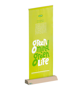 Roll-Banner umweltfreundlich aus Karton