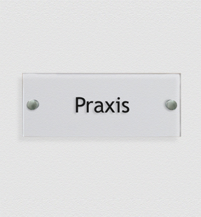 Praxisschild,Gravurschild,Schilder,160 mm x 40 mm,Arztpraxis,Türschild,Hinweis 